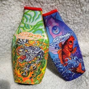 ED HARDY bottle huggers..you get both